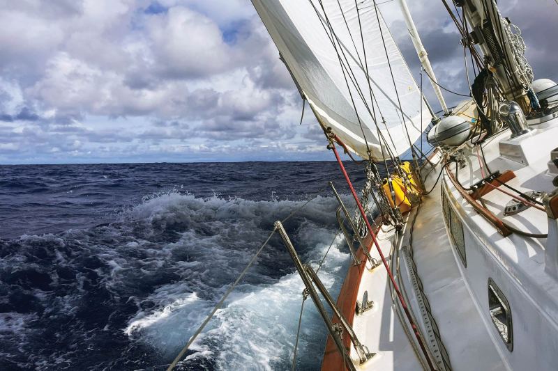 Tayana 52 Moonstone underway