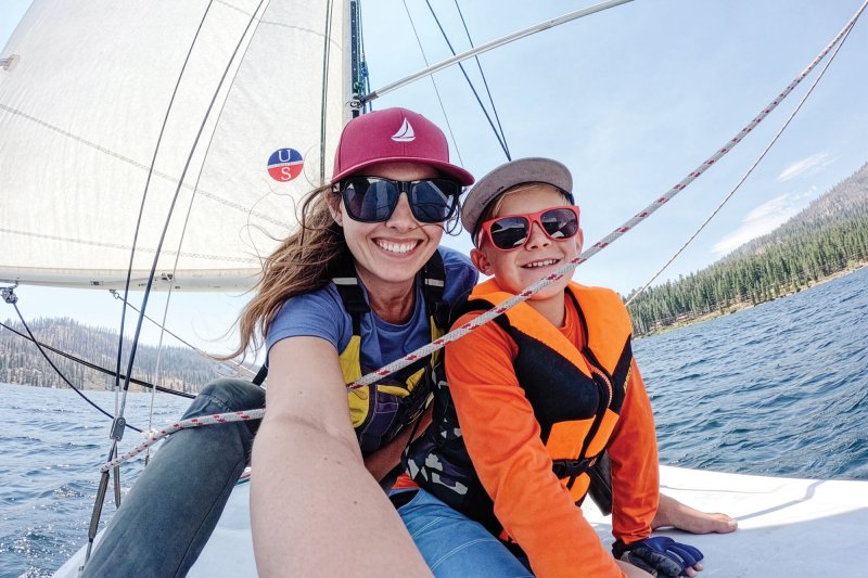 Marissa Neely and son
