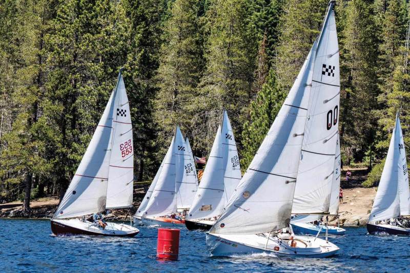 Victory 21s charge across Huntington Lake
