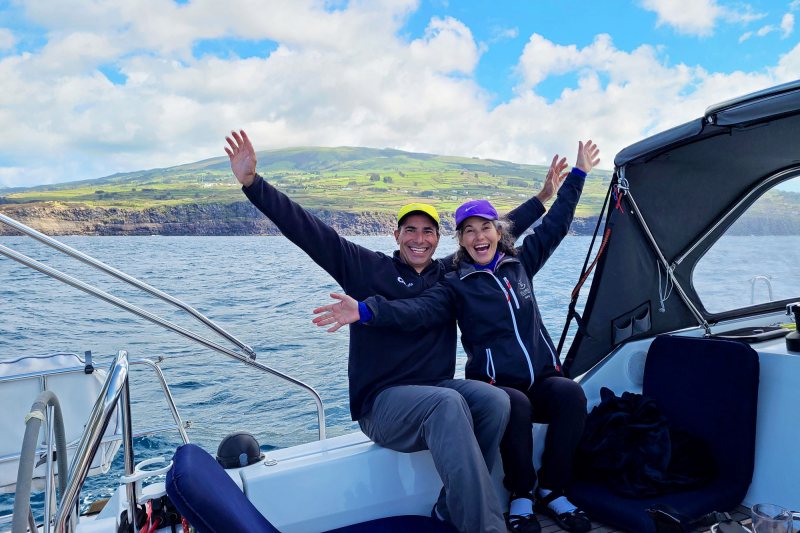 Jill Gallin and her husband