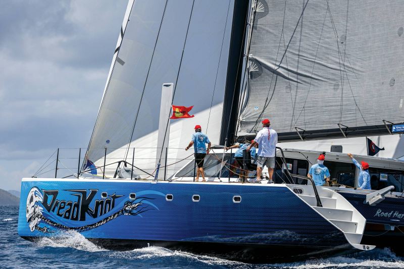 DreadKnot catamaran and crew