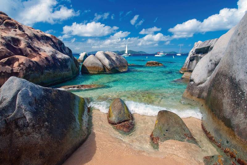 Baths on virgin gorda